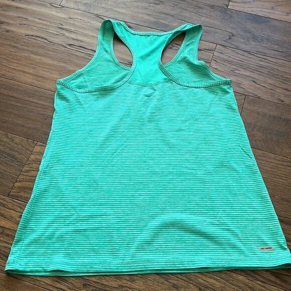 Teal Mint Green Tank Top Striped - Picture 5 of 5